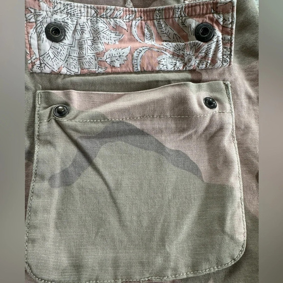 ANTHROPOLOGIE Lida Pink Camouflage Utility Jacket Coat XXS - Picture 8 of 16